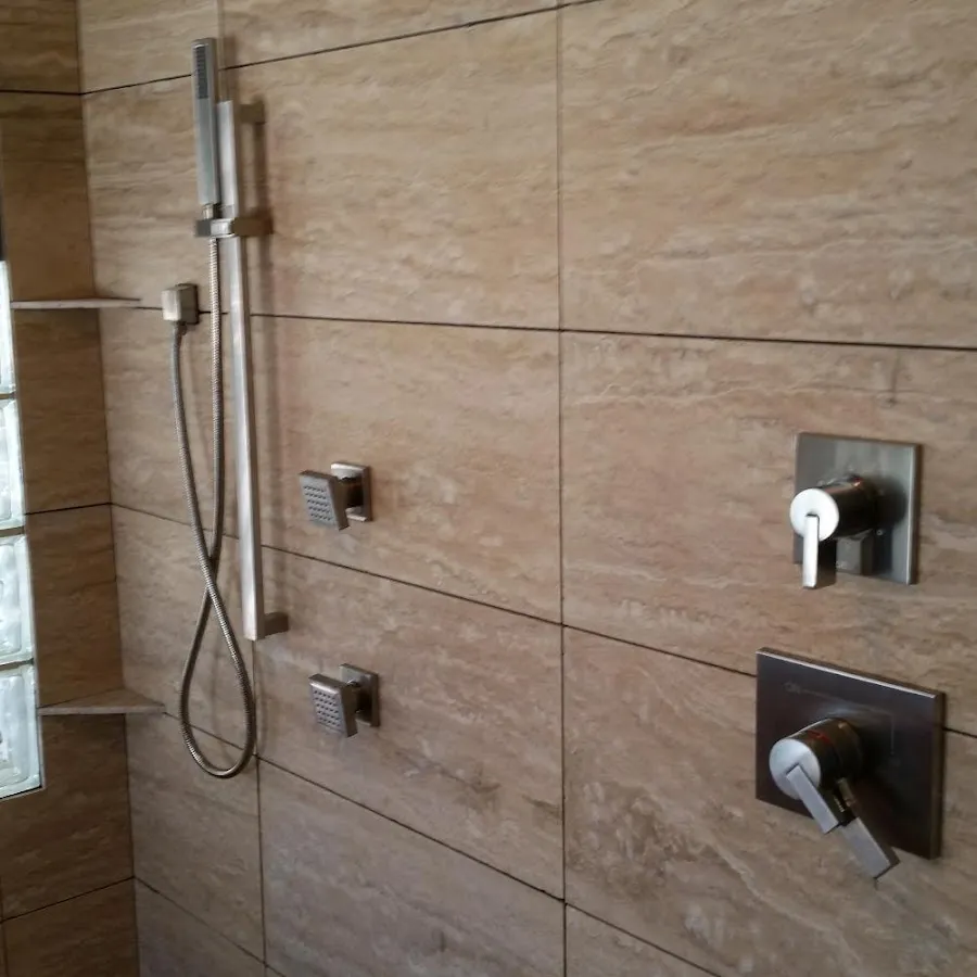 Shower fixture installation for Water Heater Replacement in Newtown